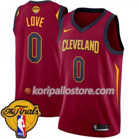 Cleveland Cavaliers Kevin Love 0 2018 NBA Finals Patch Nike Punainen Miesten Pelipaidat Swingman 